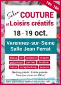 18 et 19  octobre 2024 : Salon de la couture et des loisirs cratifs - VARENNES SUR SEINE (77)